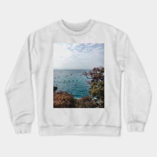 Amalfi Coast, Italy, - Travel Photography Crewneck Sweatshirt